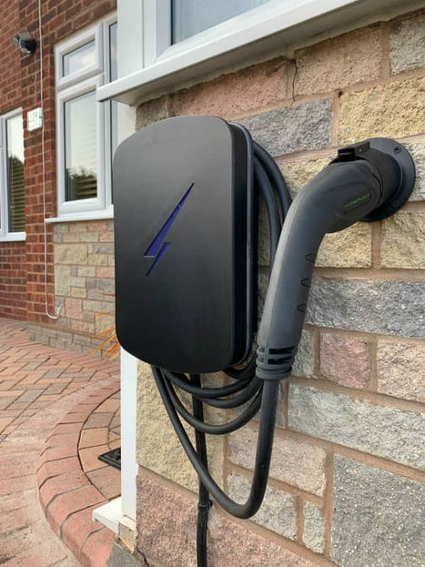 Hyper Volt 3 EV Charger Installed | ON-EV EV Charger Installers North West