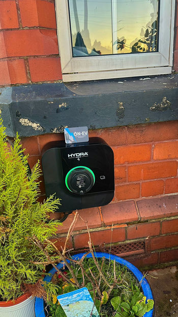 Hydra Cubus Installed Chester By ON-EV.com EV Installers