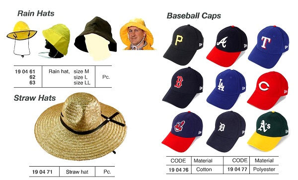 190476 Baseball Caps