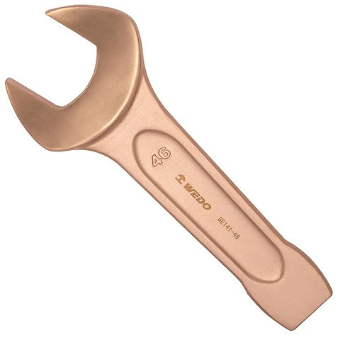 615427 NON-SPARK SINGLE OPEN END WRENCHES; Beryllium Copper Alloy 