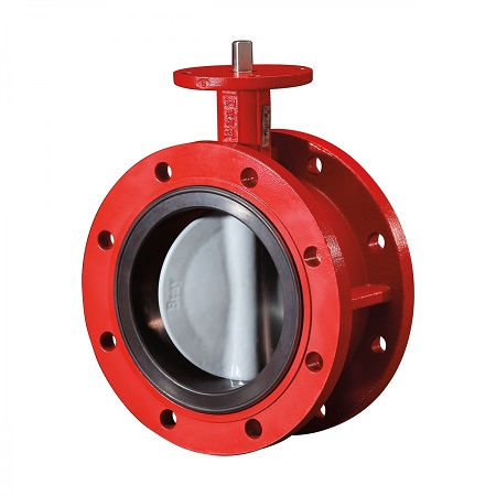 754588 BUTTERFLY VALVE, Short Flanged Type, Cast Iron, DIN ISO5752 PN10, DN250