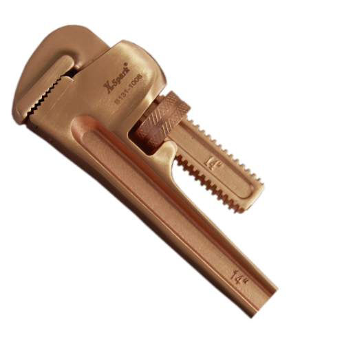 615665 NON-SPARK STRAIGHT PIPE WRENCHES; Beryllium Copper Alloy, 900 mm