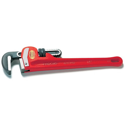 616546 STRAIGHT PIPE WRENCHES; Aluminum Handle Straight Pipe Wrench, 900 mm