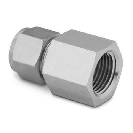 その他 6ape 734371 Stainless Steel Flareless Female Connector; Size 6mm