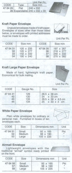 Thumbnail: 470443 ENVELOPES; Kraft Large Paper Envelope 28.5x38x4.5 cm