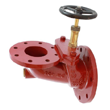 754278 STORM VALVE DIN Carbon Steel ; 90DEG. with HANDLE DN 65 mm