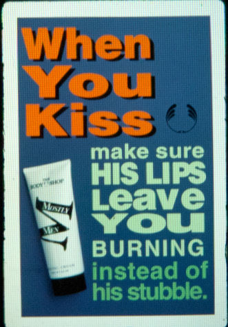 Original launch campaign of 'Mostly Men' facial cream for The Body Shop. Concept design, copy and photography by Frances Myers