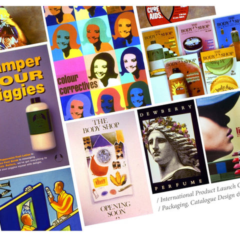 Compilation of Body Shop advertising campaigns