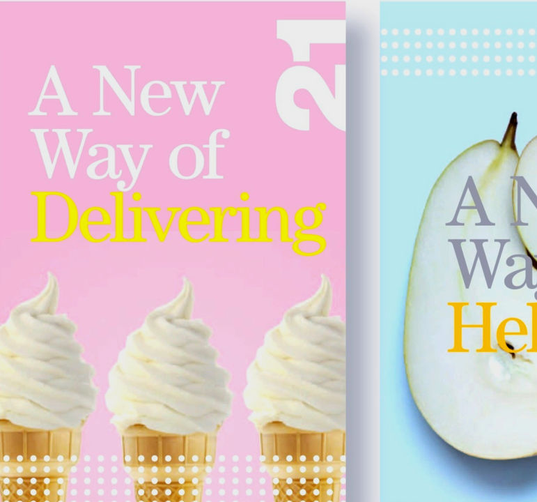 New marketing brochures With revised brand proposition and imagery - for Eurest food services