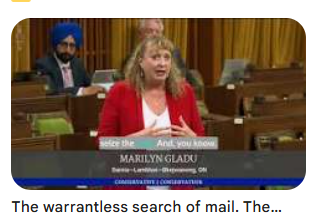 Canada Post RCMP Terrorist Activity