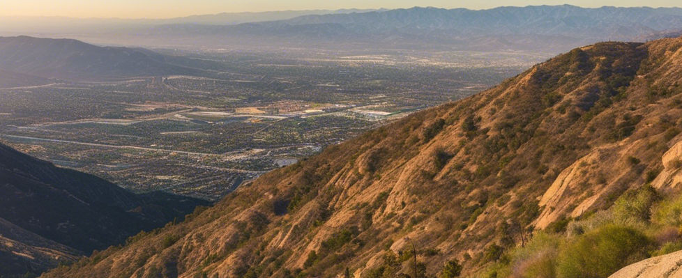 Overlooking the San Fernando Valley from
