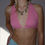 Thumbnail: Tamborēta bralete- maigi rozā