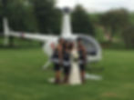 Helicopter wedding flights and hire