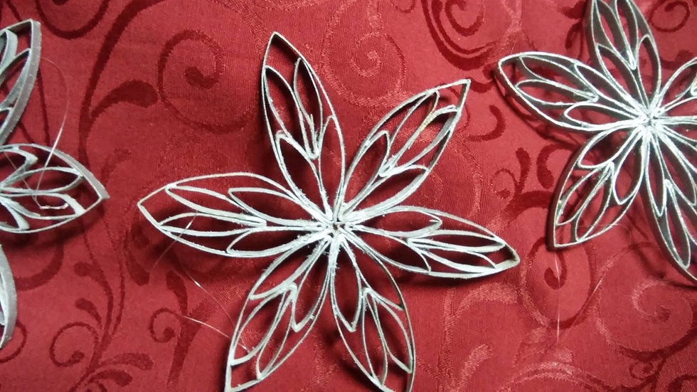 Miniatura: Flocos de Natal apartir de