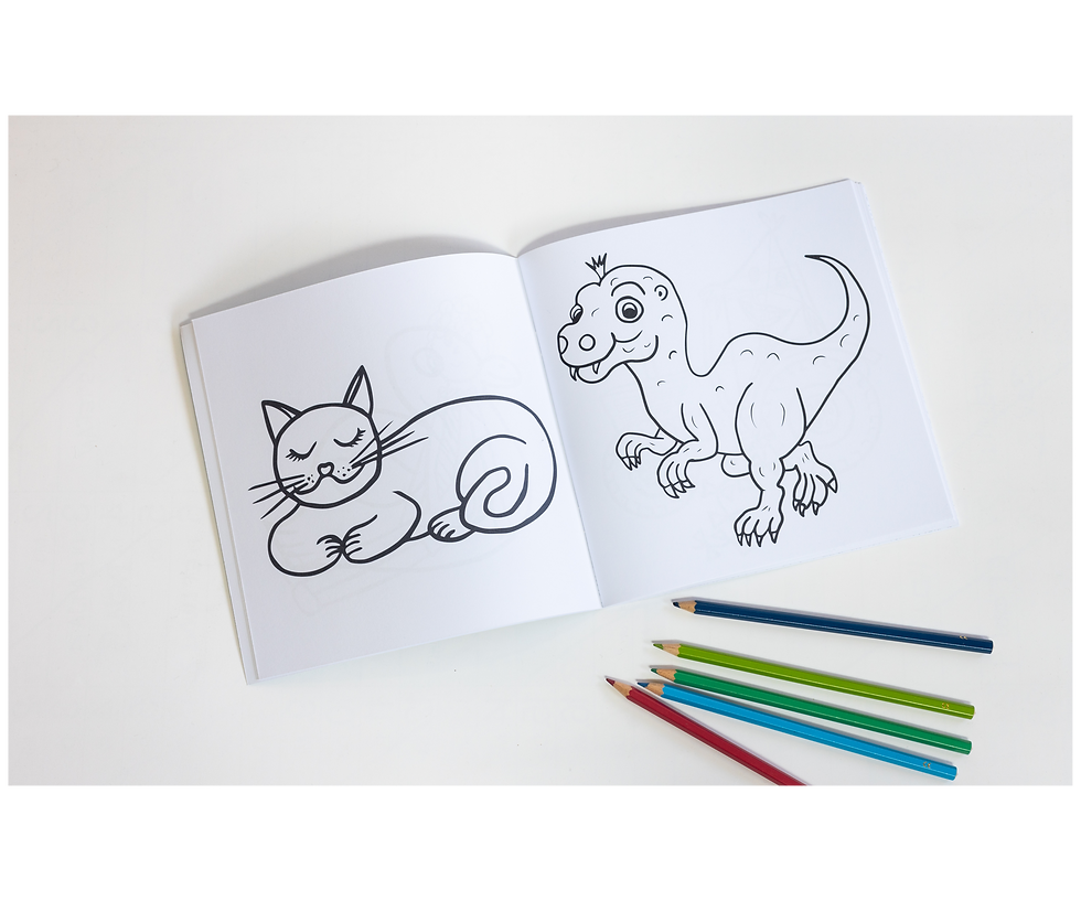 Miniaturbild: Innenansicht Katze Malbuch "Meine fabelhafte Fantasie"