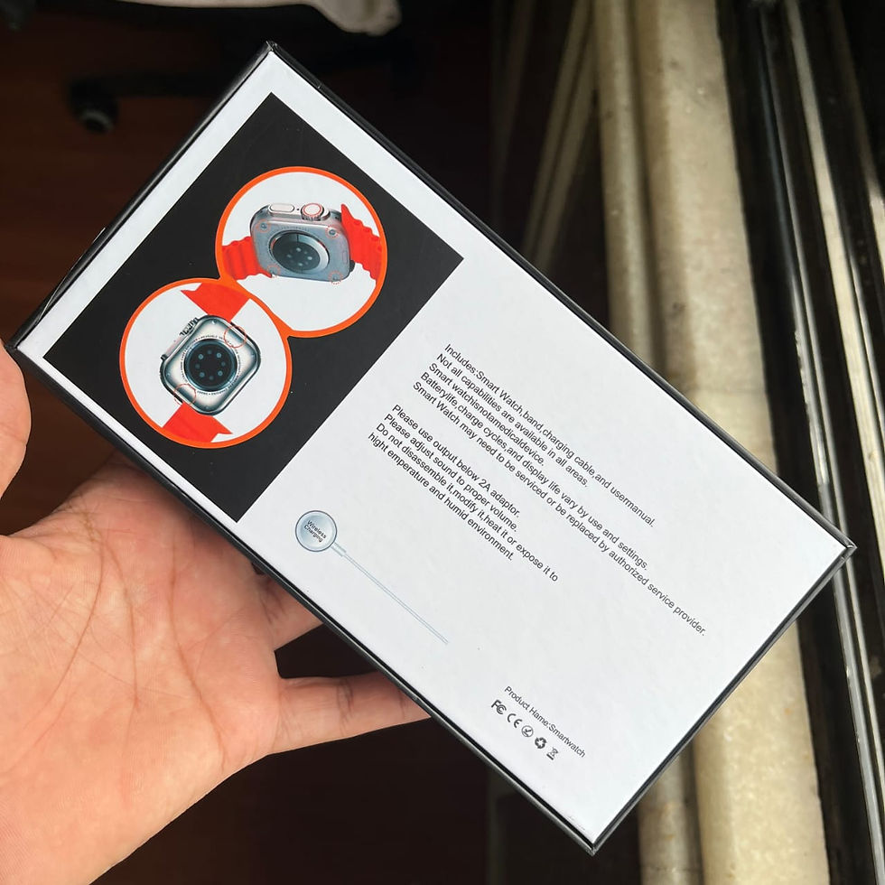 Thumbnail: Watch Ultra BT Call smartwatch with 2.09 infinity display 