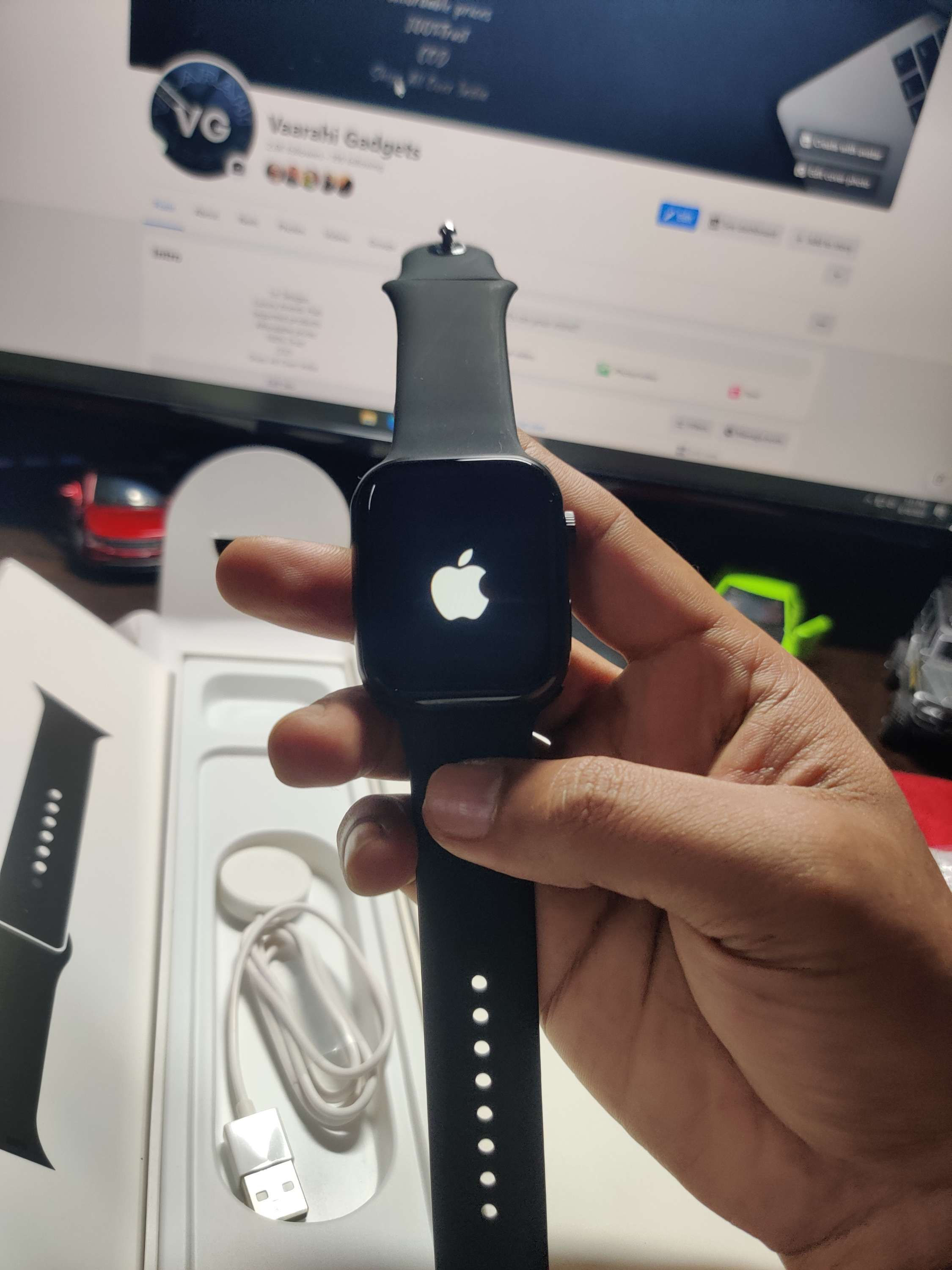 Apple Series 8 45mm 2.1inch AOD display BT call smartwatch for android & iphones