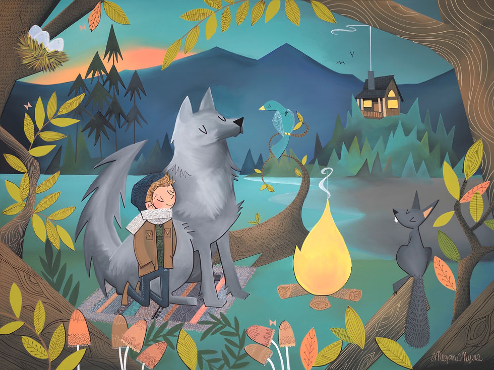 Thumbnail: Sticker - Wolf Boy