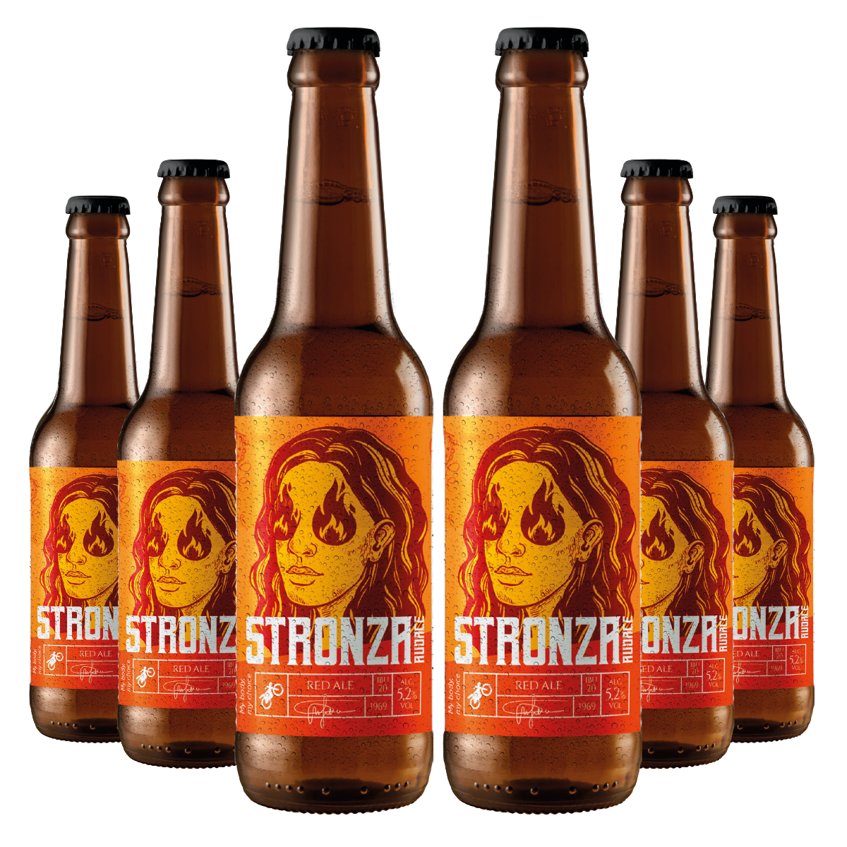 Stronza Audace Senza Glutine - Red ALE 5,2% (6 bottiglie da 33cl)