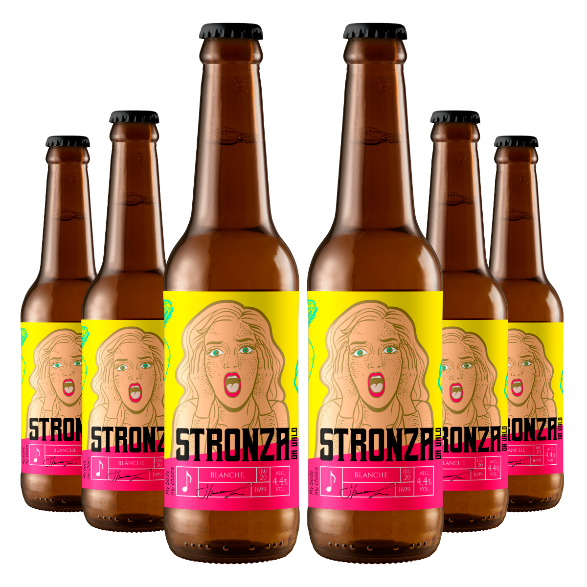 Stronza Da Urlo - Blanche 4,4% (6 bottiglie da 33cl)