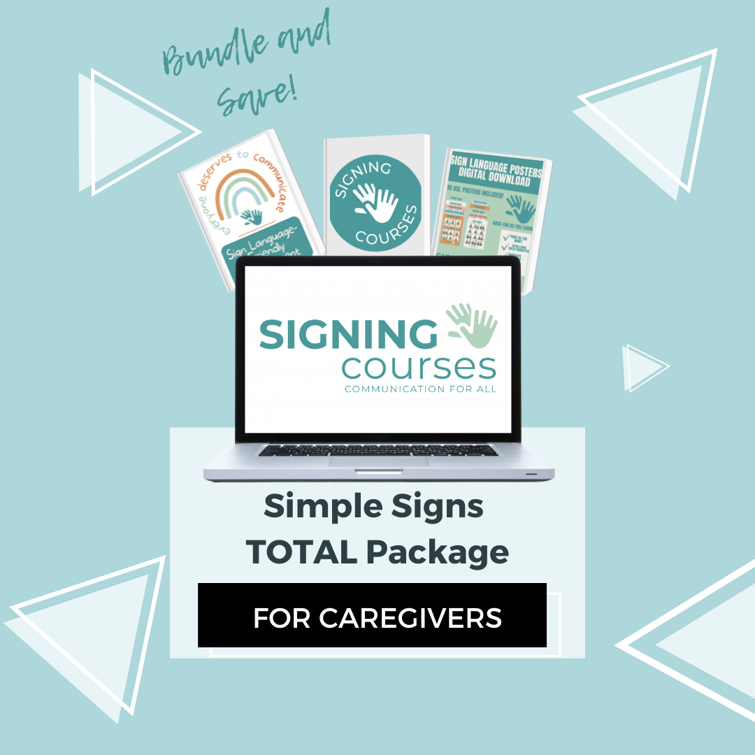 Caregiver/Parent Simple Signs Bundle