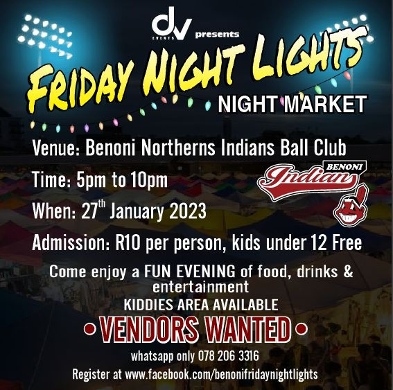 Benoni Friday Night Lights Night Market