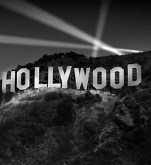 Hollywood sign in the hills