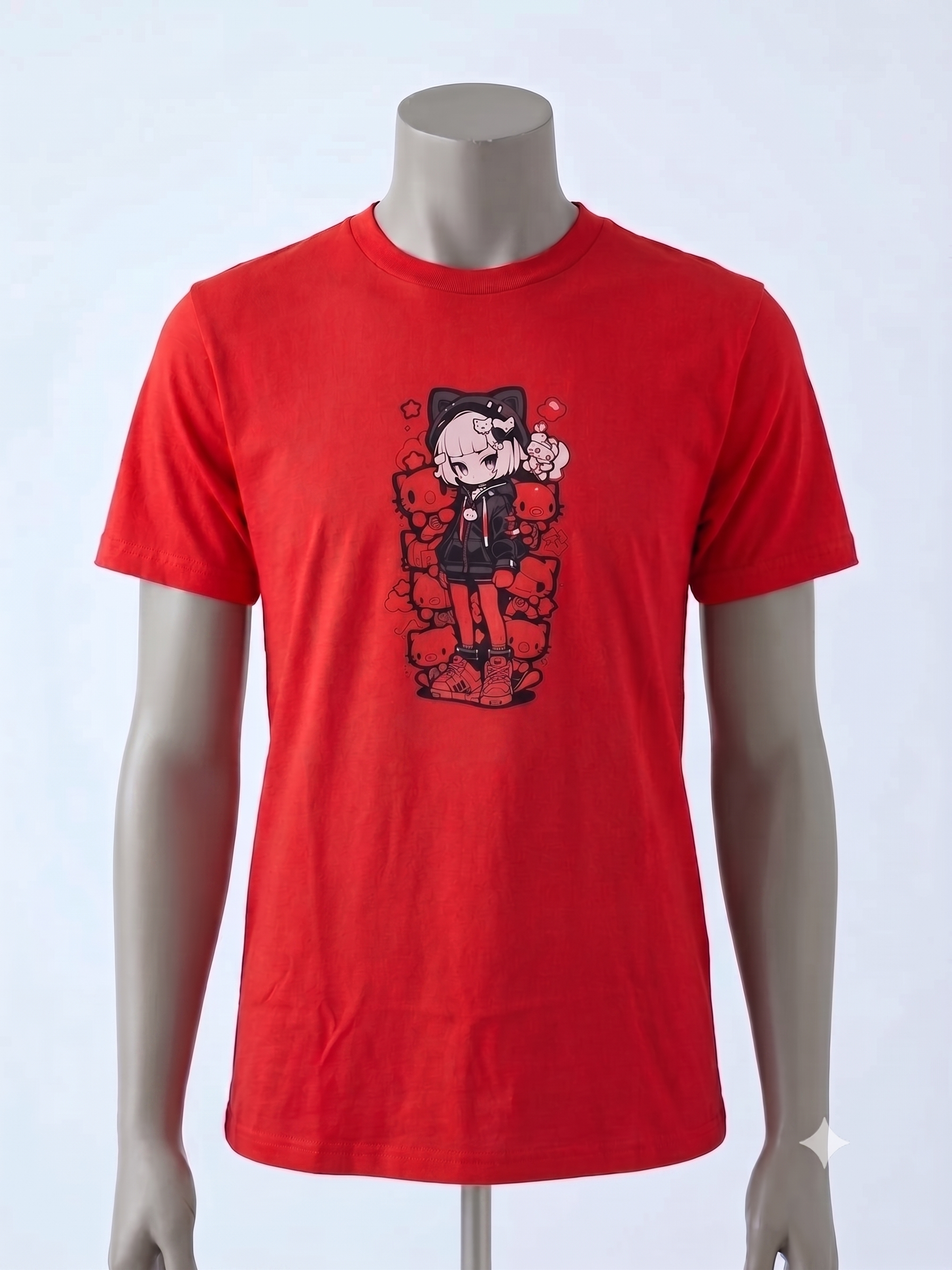 Crimson Kitty Chibi Tee