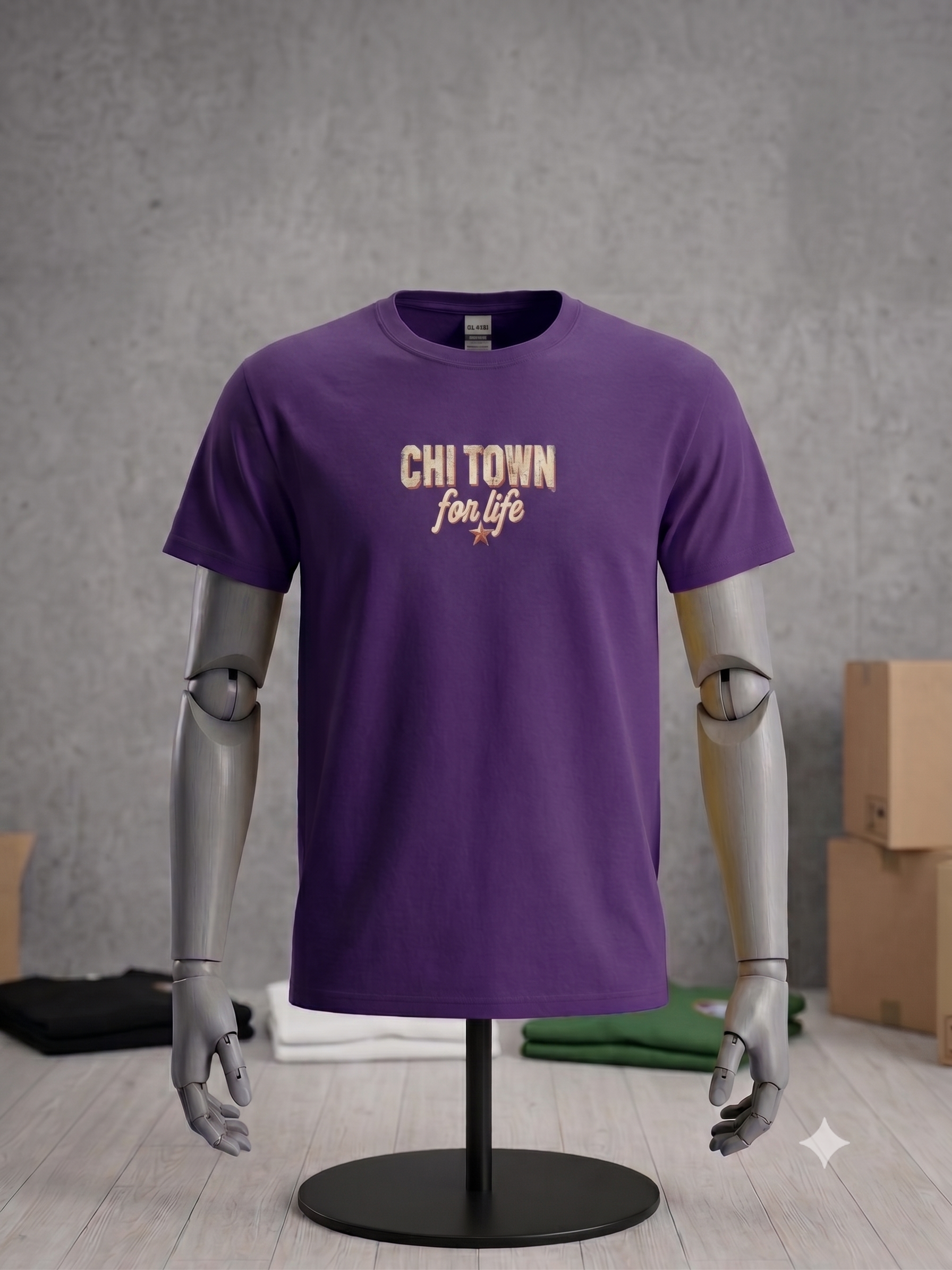Chi Town Purple Tee