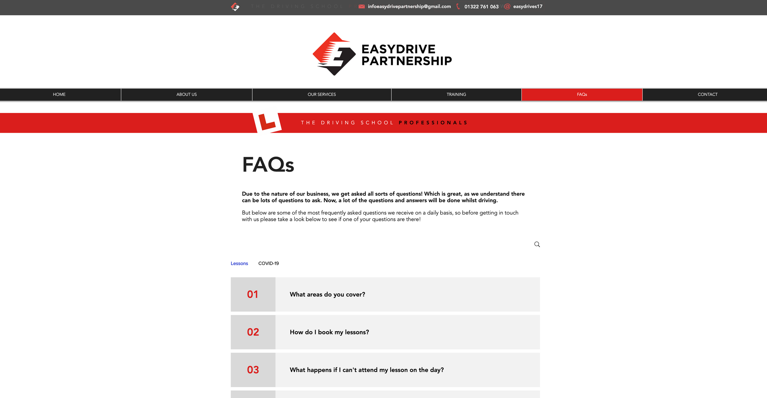 FAQs Easydrive Partnership Driving School Dartford