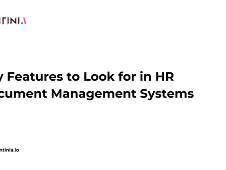Key Features to Look for in HR Document Management Systems