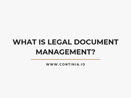 What Is Legal Document Management?