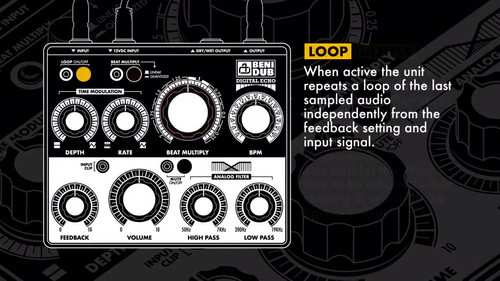 BENIDUB DIGITAL ECHO あしらい ディレイ 旧バージョン