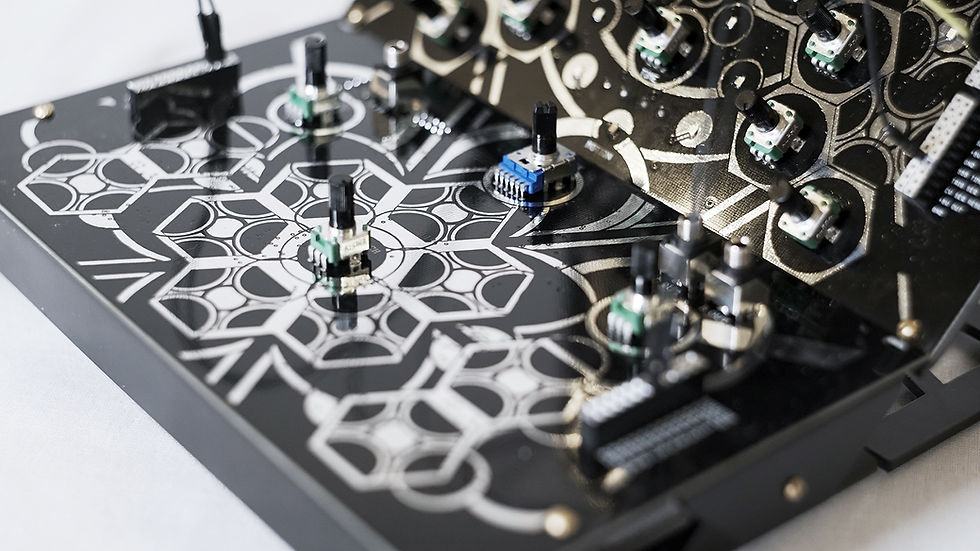 Thumbnail: Folktek Mescaline v2 Semi-Modular Synthesizer (Gold)