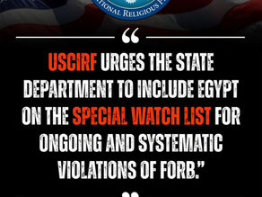 USCIRF's 2026 Annual Report, released March 4, highlights severe religious freedom abuses in 29 countries and spotlights persecution of the Ahmadi Religion of Peace and Light in Malaysia, Azerbaijan, Egypt, Morocco, and Algeria.