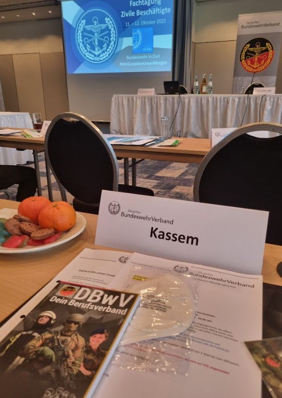 At a German Army conference