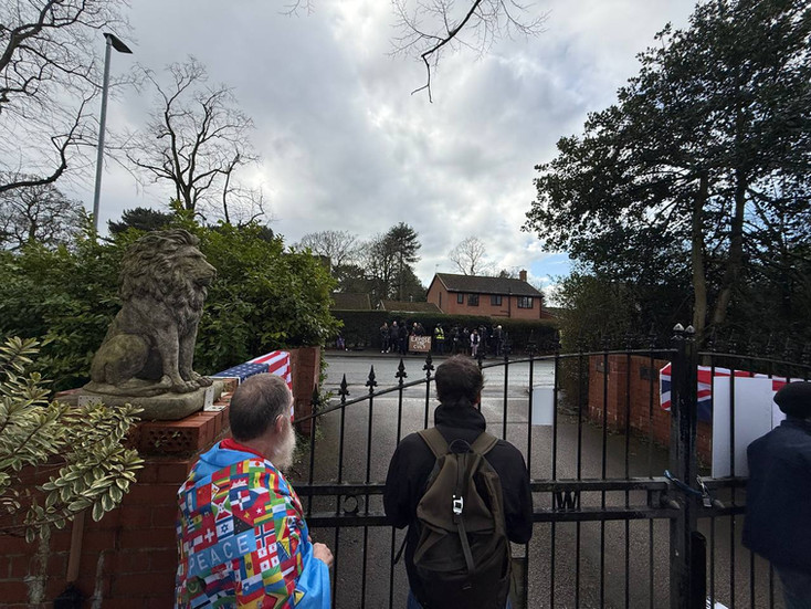 Protest Against the Ahmadi Religion of Peace and Light Met With Counter-Protest
