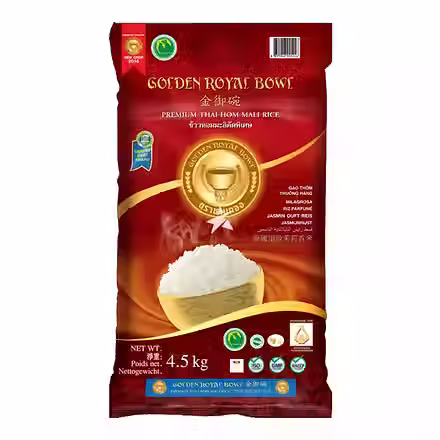 Riz jasmin 4,5kg Golden Bowl