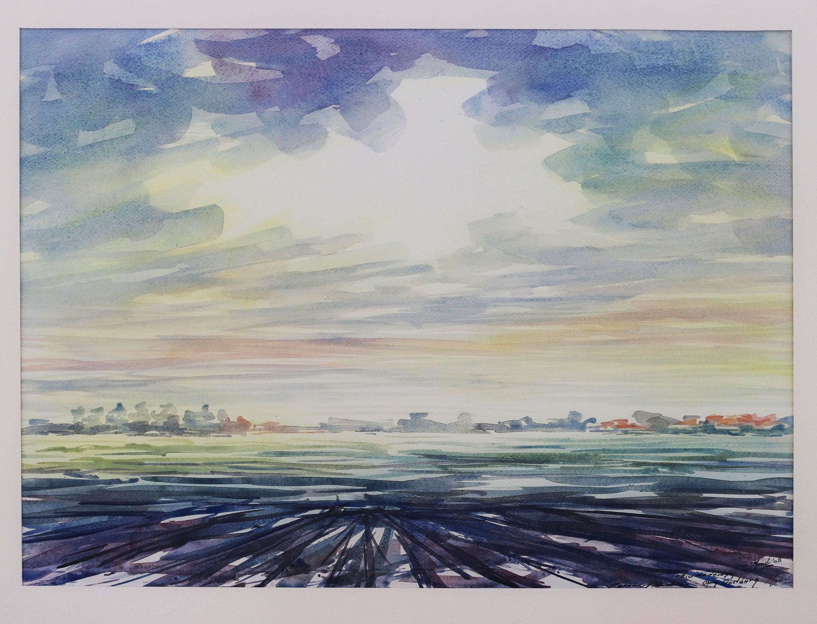 Diomedeweg, near Oostburg, Zeeuws-Vlaanderen, The Netherlands