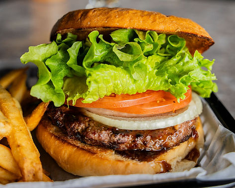 Hamburger and Fries