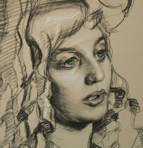 Drawing The Portrait In Charcoal, (Recording Only) | Teresa Oaxaca