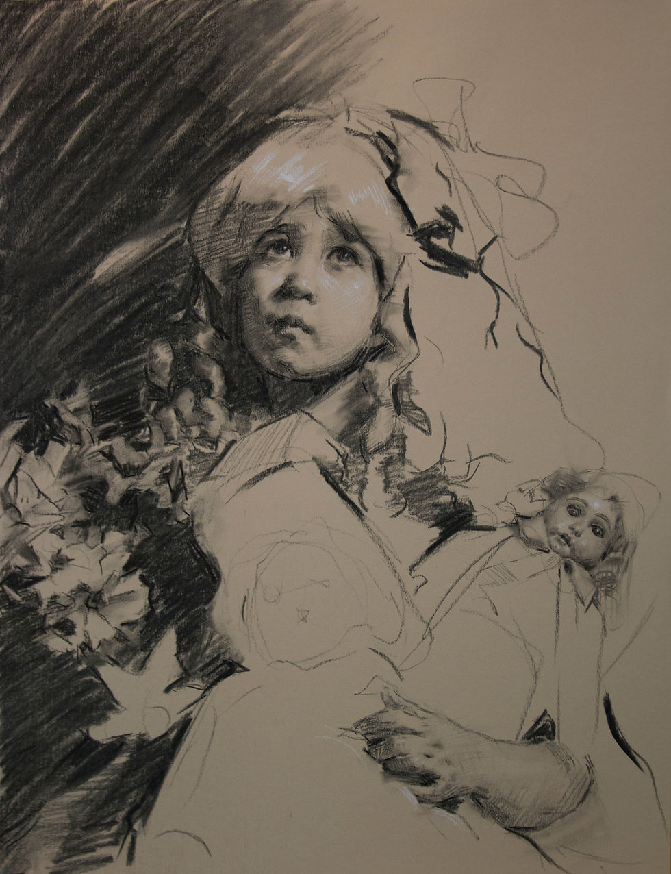 Drawing The Expressive Portrait In Charcoal! December 6 & 20, 1-5 PM EST
