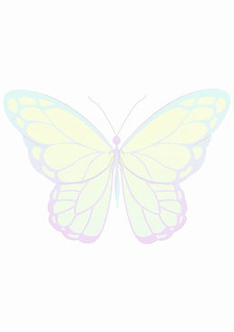 grüner schmetterling