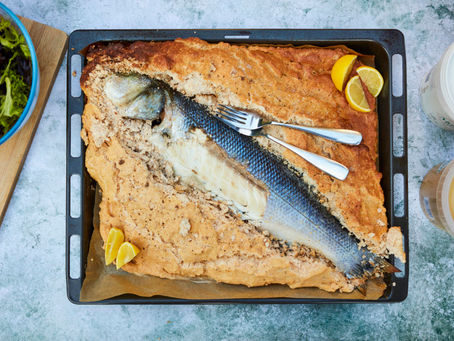 Salt-Crusted Sea Bass: A Culinary Delight from Private Chef Davis