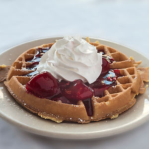 ★ Strawberry, Blueberry, Banana or Apple Cinnamon Waffle