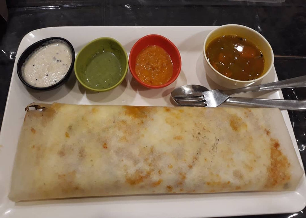 Egg Chicken Mushroom Cheese Butter Masala Dosa