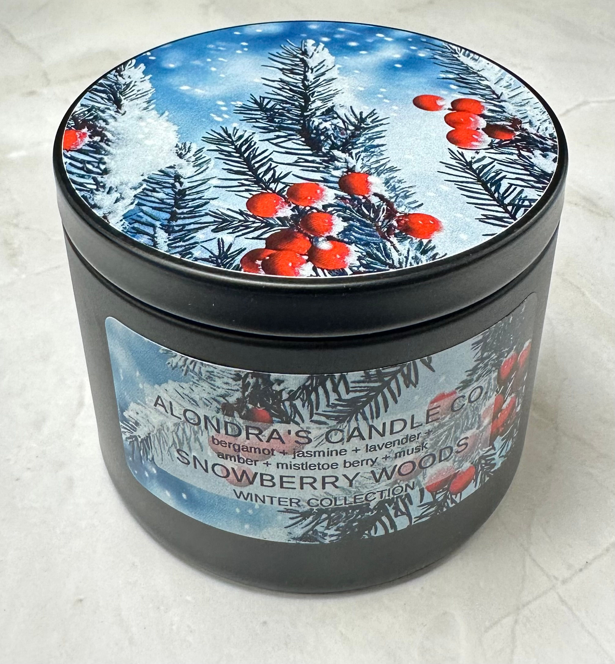 SNOWBERRY WOODS CANDLE