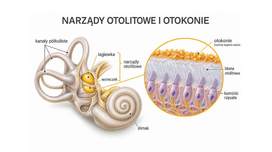 Narządy otolitowe i otokonie