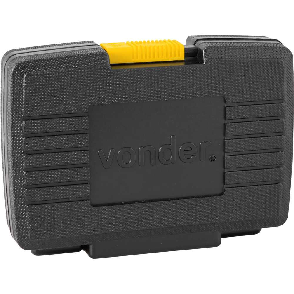 VONDER - Jogo de chaves estrela com catraca e adaptador para bits (8 mm a 19 mm)