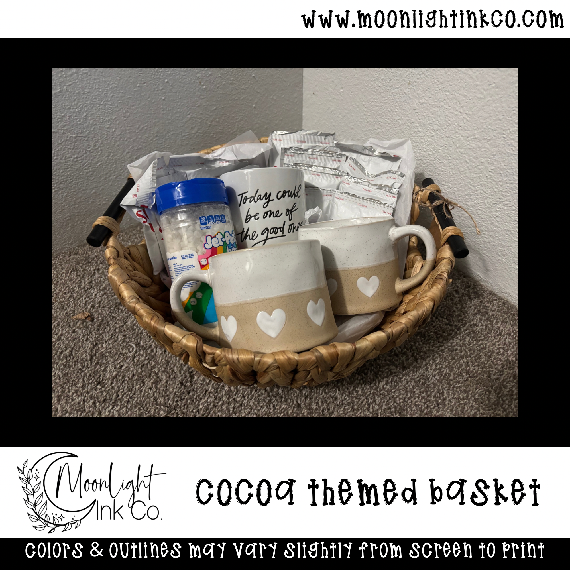 Cocoa Themed Gift Basket